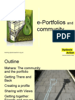 Portfolio and Community - Mahara Introduction