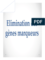 6 Elimination Des Gènes Marqueurs