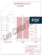 Antena Bow Tie para TV