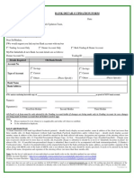 India Bulls Bank Details Updation Form