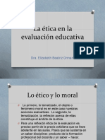La Ética en La Evaluación Educativa Elizabeth Ormart PDF