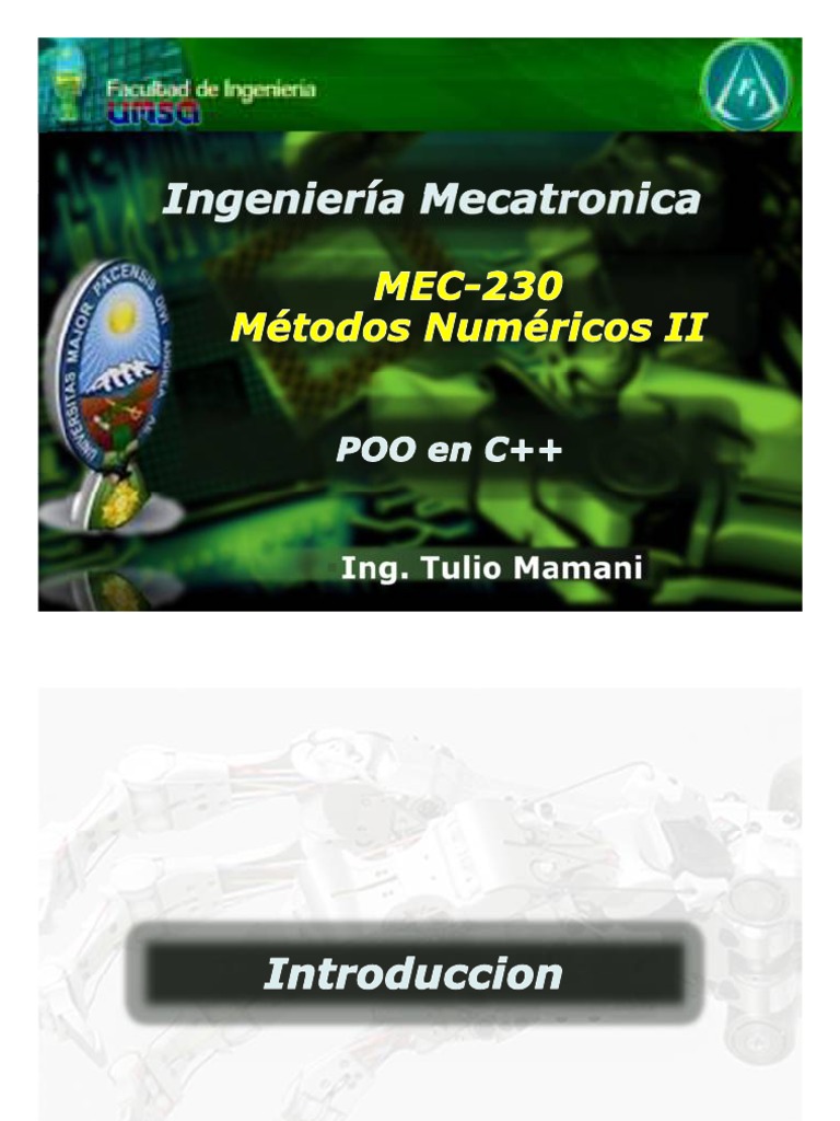 Introducción a POO en C++ | PDF | Objeto (informática) | Programación ...