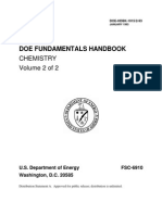 Doe Chemistry Volume 2 of 2 Doe-hdbk-10151-93
