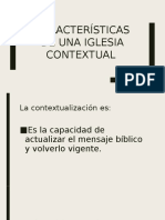 Caracteristicas Iglesia Contextual