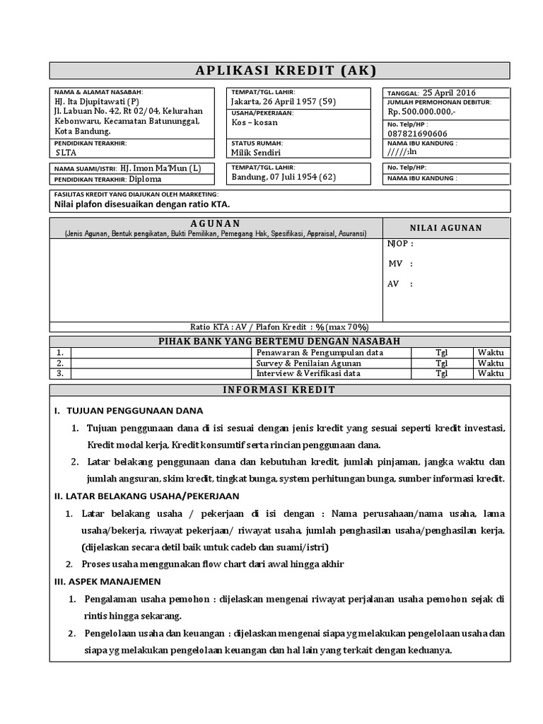 Contoh Laporan Hazard Report
