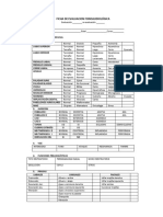 Ficha de Evaluacion Fonoaudiológica San Marcelo