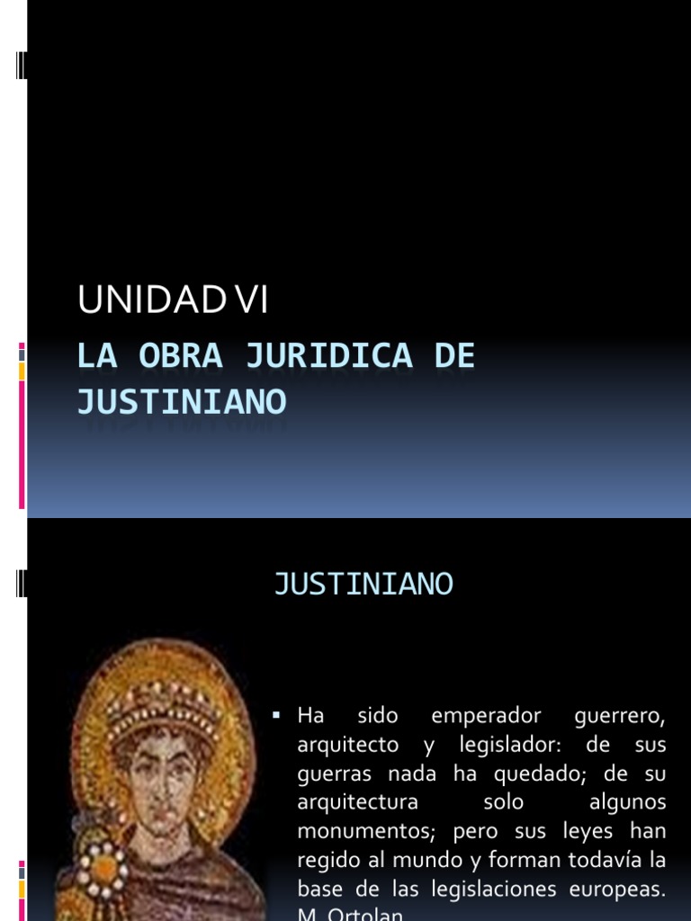 La Obra Juridica De Justiniano Pdf Justiniano I Civilizaciones Clasicas