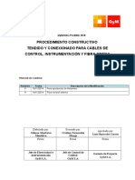 GyM - sgc.PC.8402.1815 - Tendido y Conexionado para Cables de Control, Instrumentación y Fibra Óptica