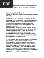 Da Saída Racional Ao Suicídio