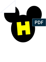 Mickey Mouse Happy Birthday Banner