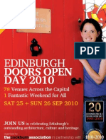 Edinburgh Doors Open Day 2010 Brochure