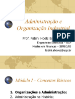 AOI - Aula 1 - Organização e Administração