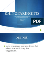 Rhinofaringitis Cs