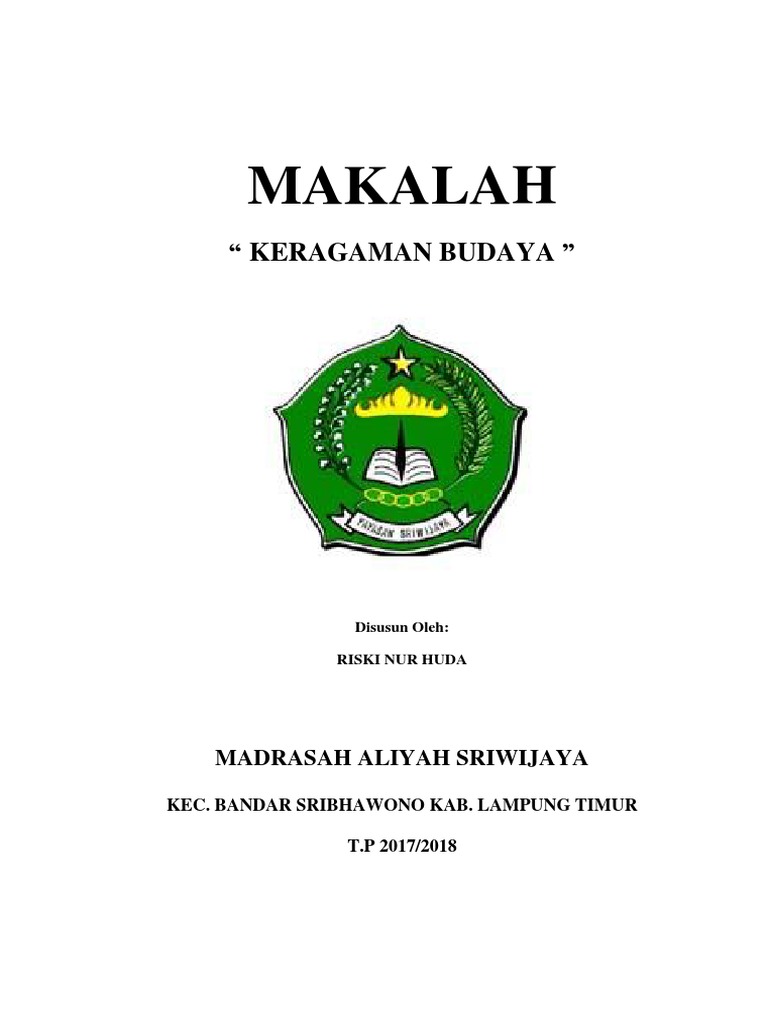 49+ Contoh cover makalah madrasah aliyah ideas