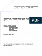 Obtencion de La Excelencia Operacional e Intimidad Con El Cliente Aplicaciones Empresariales