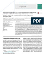 Pérez Pariente, J. the Origin of the Instituto de Catlisis y Petroleoqumica ICP Institute of Catalysis and Petroleum Chemistry of the Spanish National Research Council and Its Rela