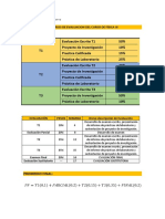 Criterios de Evaluación de Fisica III