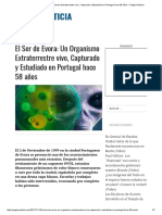 El Ser de Evora - Un Organismo Extraterrestre Vivo, Capturado y Estudiado en Portugal Hace 58 Años - Pagina Noticia