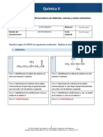 Actividad 3 Nomenclatura de Aldehídos, Cetonas y Ácidos Carboxílicos