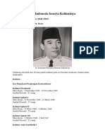 Daftar Presiden Indonesia Beserta Kabinetny1