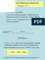 Stiffness and Multistep Methods: - Two Areas Are Covered