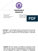 Insurance Premium Rules & Exceptions