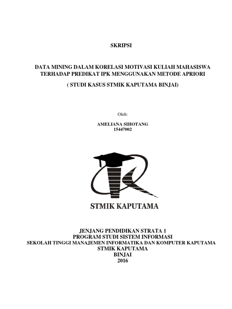 Korelasi Motivasi Kuliah dan IPK | PDF | Komputer