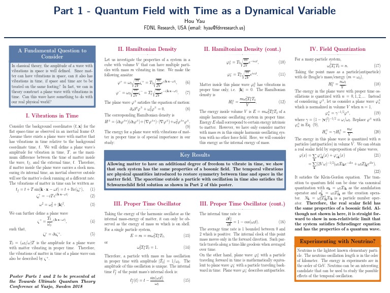 Quantum Field Vibrations in Time | PDF | Waves | Quantum Field Theory