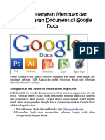 Cara Membuat File Document Di Google Docs