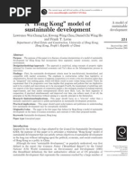 Hong Kong Sustainable Development