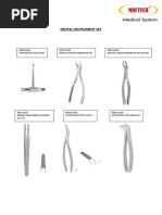 Dental Instruments and Their Uses | PDF | Surgery | Medical Equipment