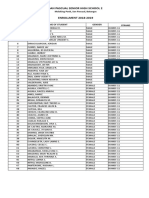 San Pascual Senior High School 2 Enrollment 2018-2019