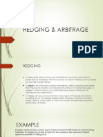 Hedging & Arbitrage