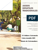 Juegos Infantiles Tradicionales de Extremadura - Folklore. Coleccionable HOY - Diario Regional P. 442-475