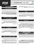 Argumentação - ITA - 2017