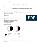 Acute loss of vision and Fundoscopic Abnormalities.docx