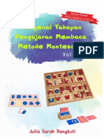 Mengenal Tahapan Pengajaran Membaca Metode Montessori Vol 1 PDF