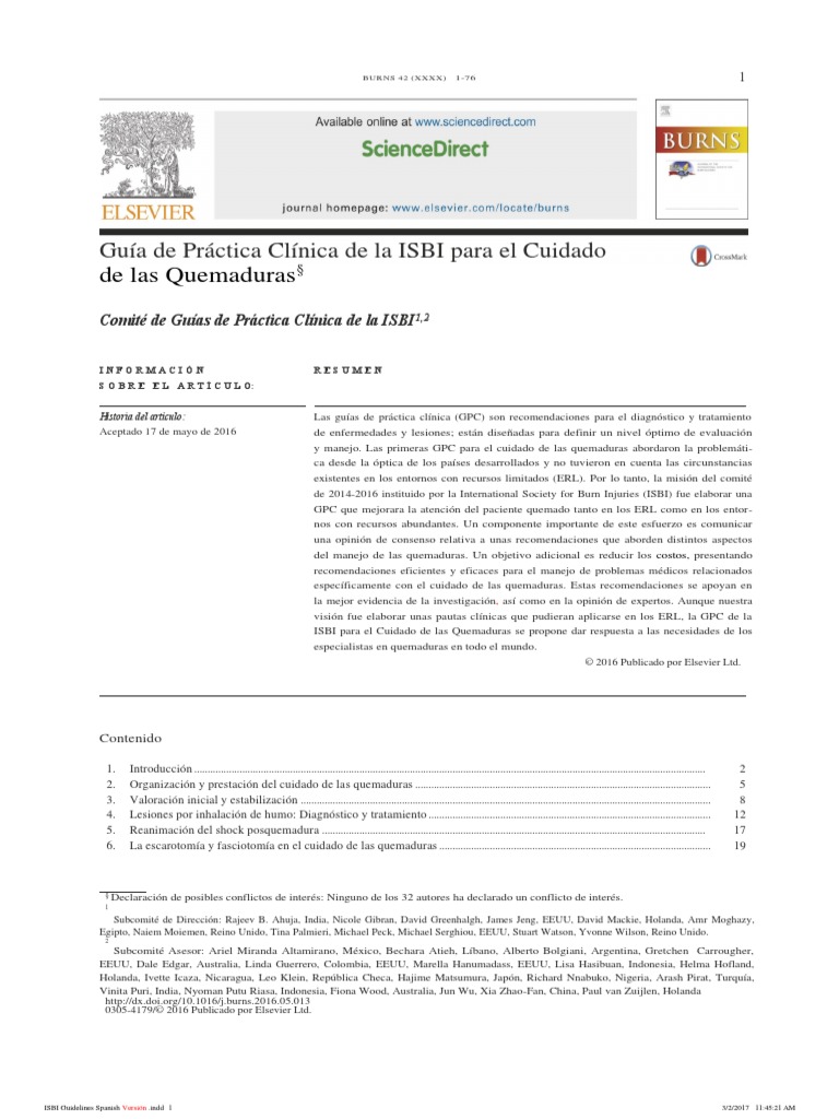 ISBI Guidelines Spanish Final I | PDF | Hospital | Ensayo clínico