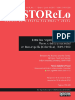 Entre Los Negocios y La Familia Mujer Crédito y Sociedad en Barranquilla (Colombia), 1849-1900