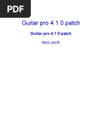 Guitar Pro 4 1 0 Patch