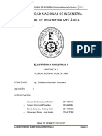 Informe Filtros CON OPAMP