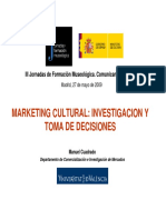 Manuel Cuadrado Marketing Cultural