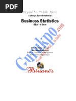 BBA LLL Sem Statistical Methods PDF