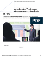 Negocios Internacionales - 7 Datos Que Debes Saber de Esta Carrera Universitaria en Perú - LaRepublica