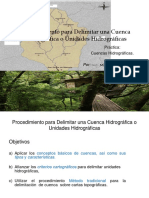 Delimitacion de Cuencas PDF