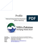 Profile NIDA-Pakistan Updated
