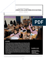 La Discusión Ausente en La Reforma Educacional