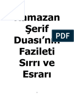 Ramazan-I Serif Duasi Orjinal