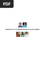 Download Profile of 5 Entrepreneurs of Bangladesh by hm_nogib SN38082324 doc pdf