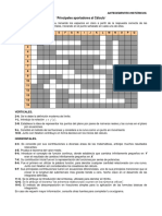 Crucigrama Calculo 2018